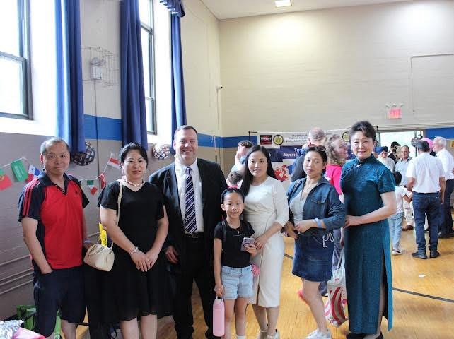 SICCA participants at the multicultural food festival