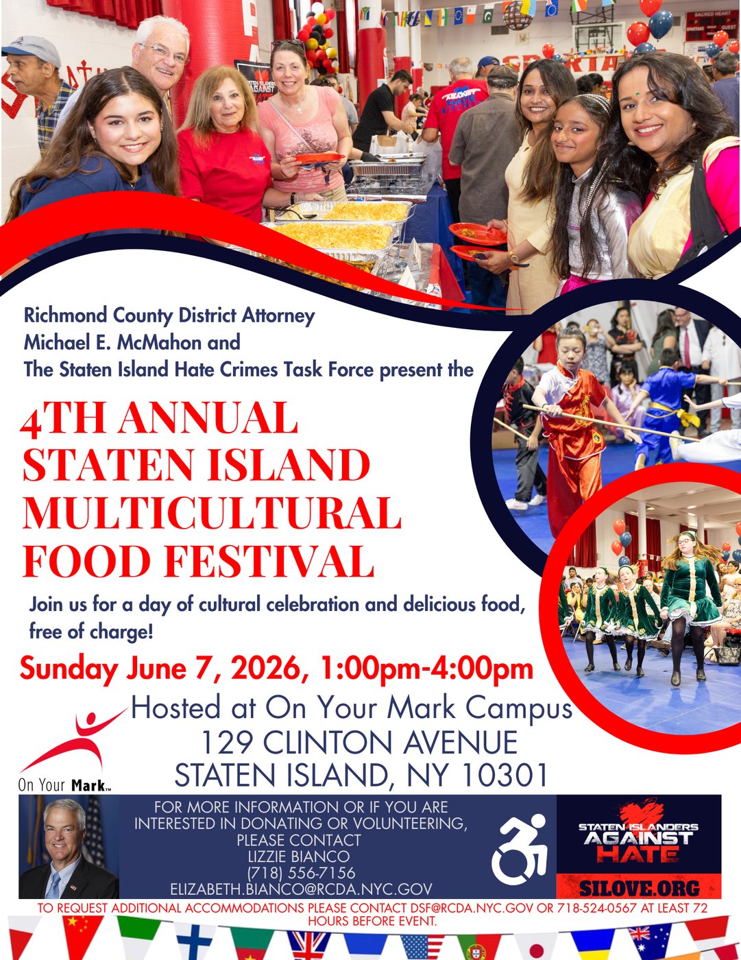 4th Annual Staten Island Multicultural Food Festival poster